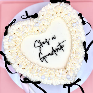 Signature Vintage Heart Cake